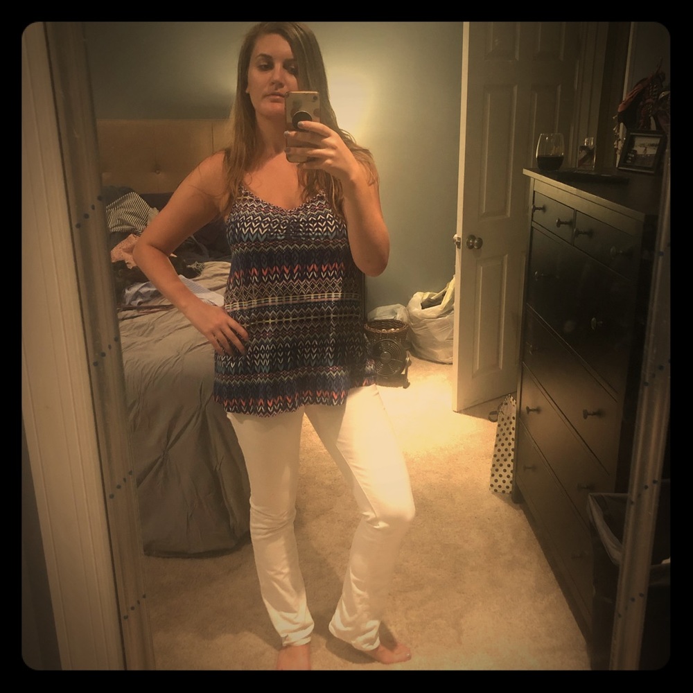 J. Crew Matchstick White Jeans size 29